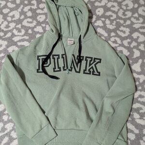 PINK Victoria's Secret Mint Green Hoodie Sweater